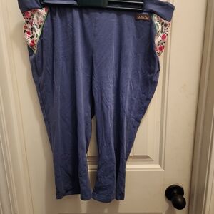 Matilda Jane Blue Capris with Floral Accents